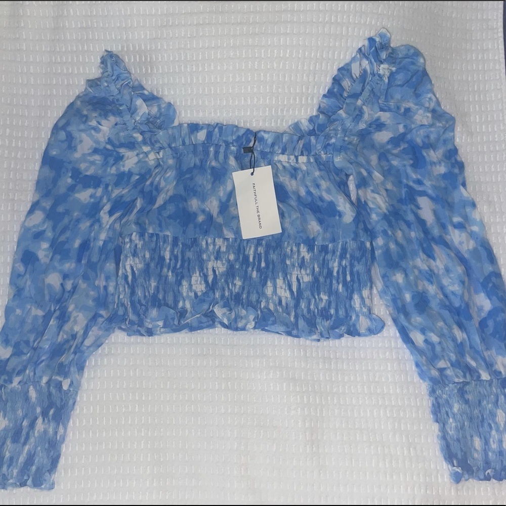 Faithfull The Brand Willow Top- Roos Tye Dye - Picture 5 of 10